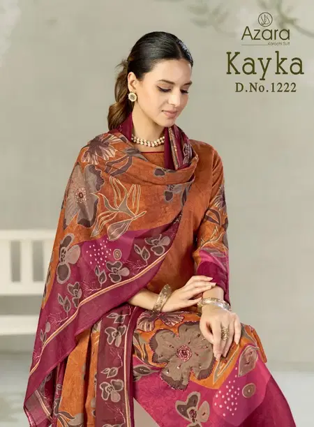 Kayka 1222 A To D By Azara Jam Cotton Wholesale Designer Salwar Suits In India